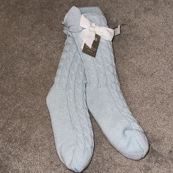 UGG Fleece Womens Laila Bow Socks! - Picture 7 of 10
